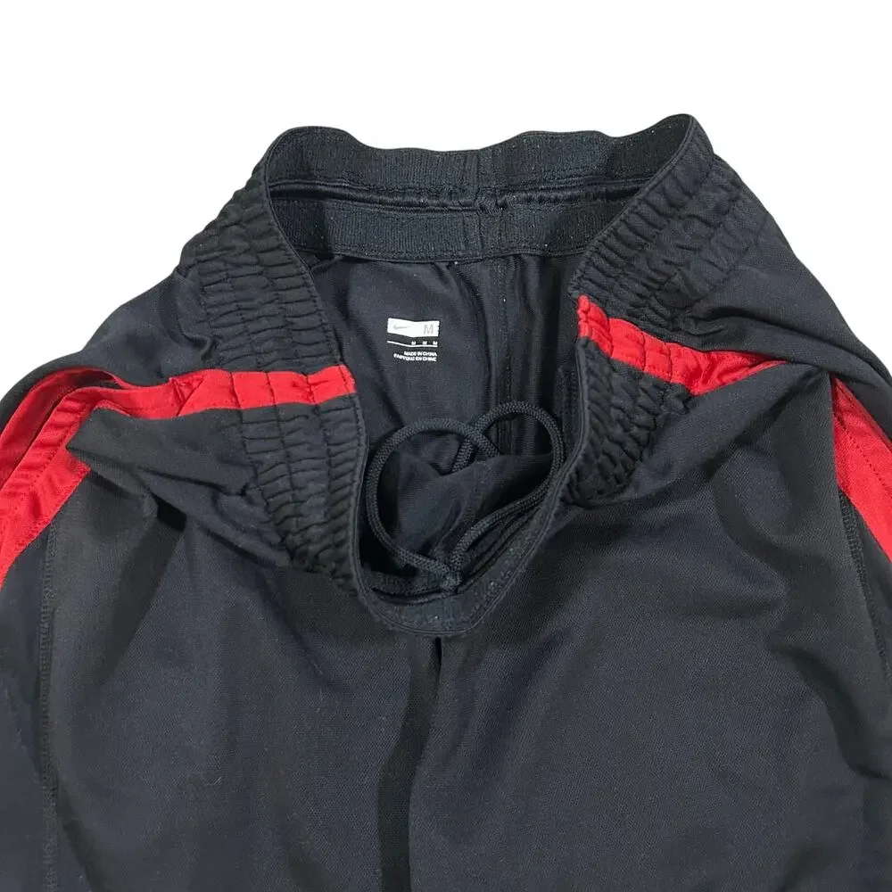 Vintage Y2K Nike Basketball Shorts Baggy Mens Medium Black Red Athletic Gym